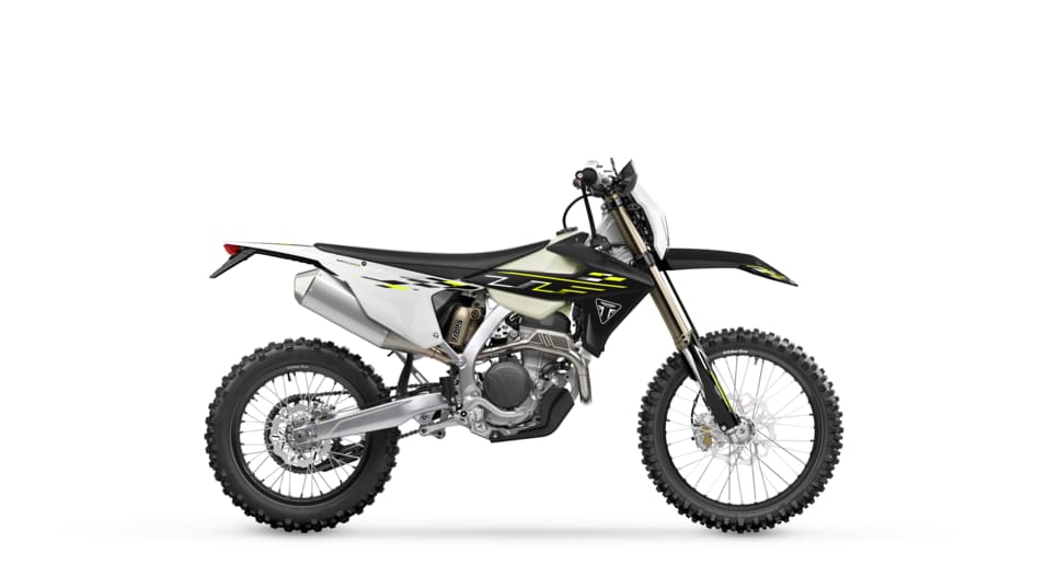 Triumph TF 250-E right hand side in Jet Black